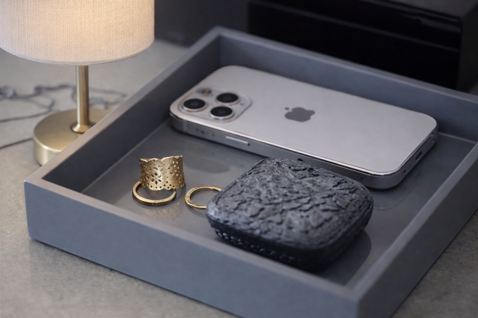 Bandeja Lacada Lux indigo, Mojoo