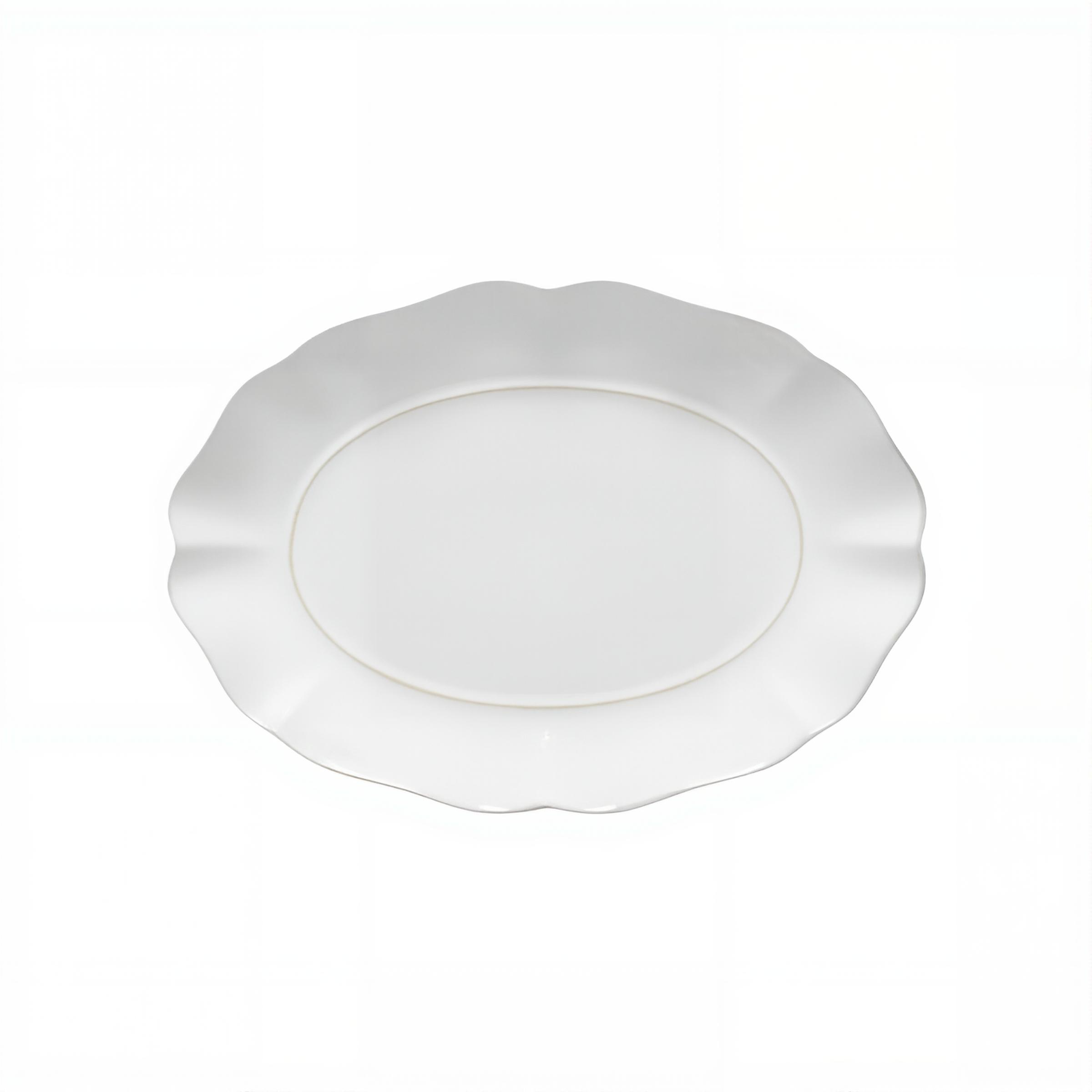 Fuente Oval Costa Nova, Rosa 30 cm.