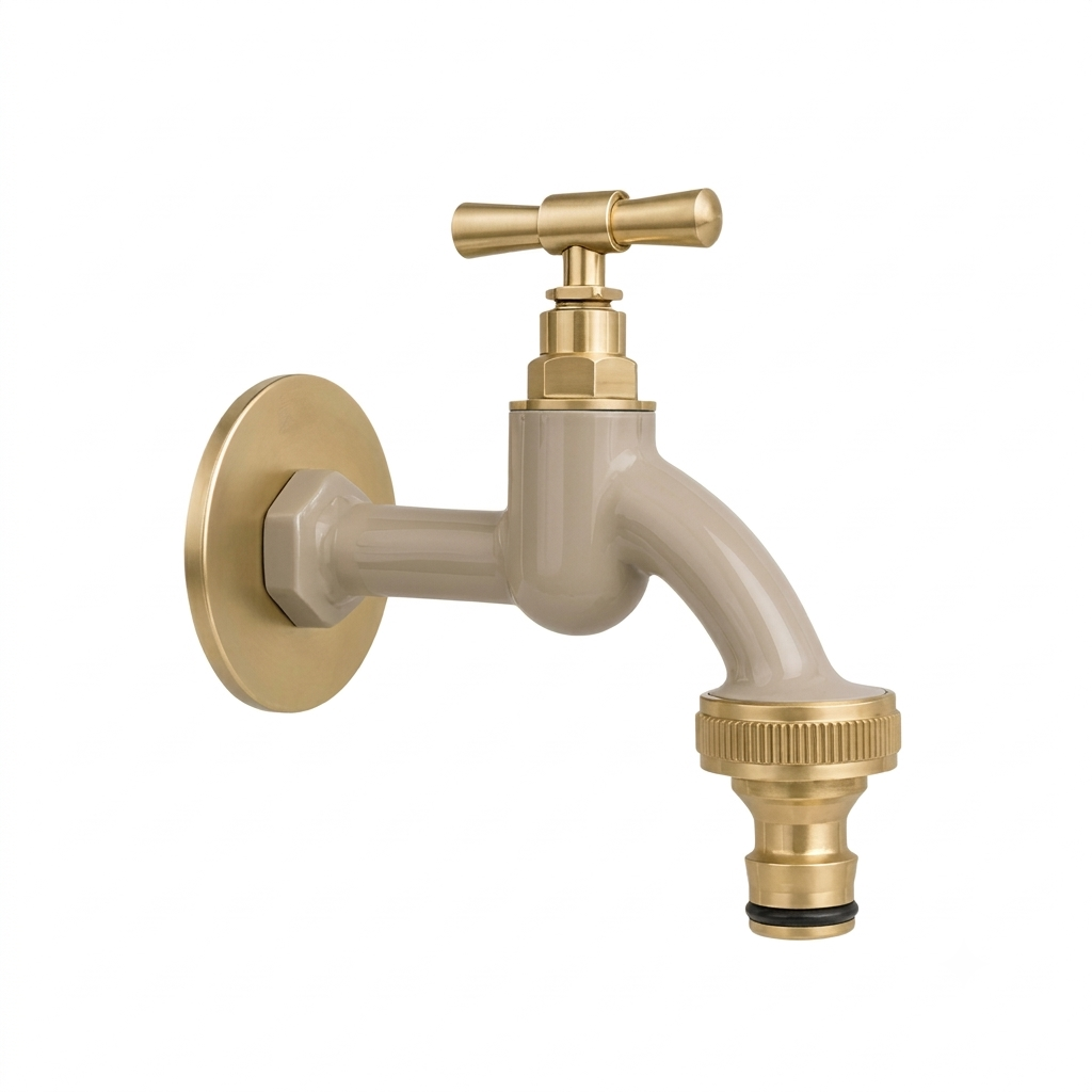 Grifo de jardín con roseta Gentle Greige Sand, Livlig