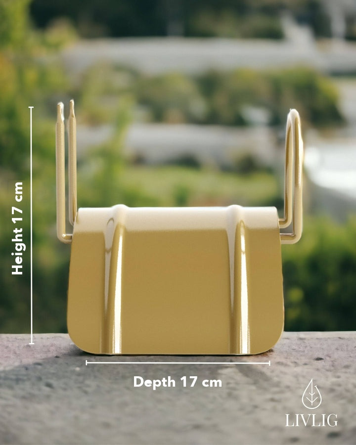 Soporte de Manguera Gold, LIVLIG - Height 17 cm / Depth 17 cm