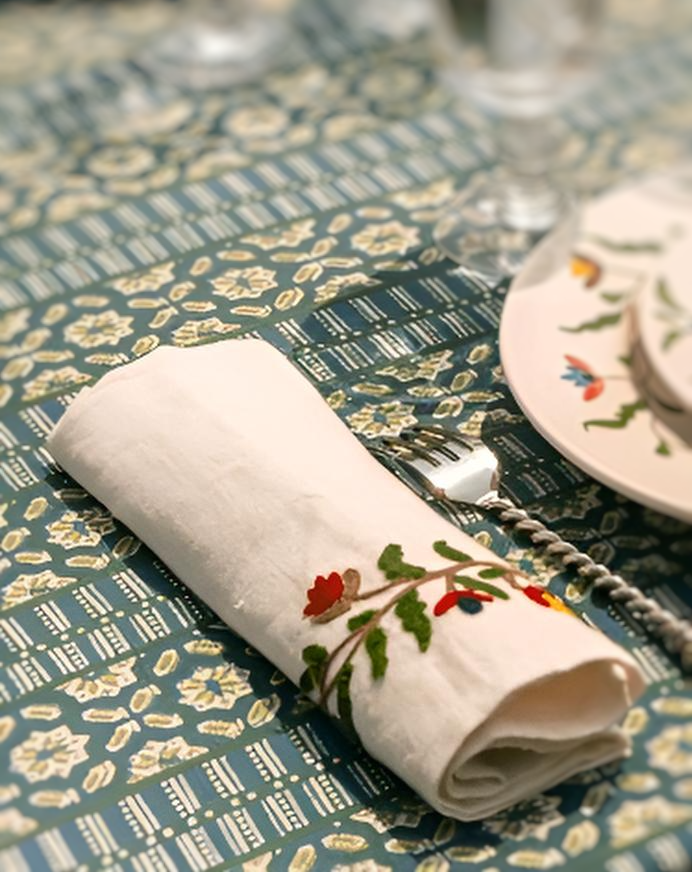 Servilleta Lino Emperatriz, Casa López (Paris)