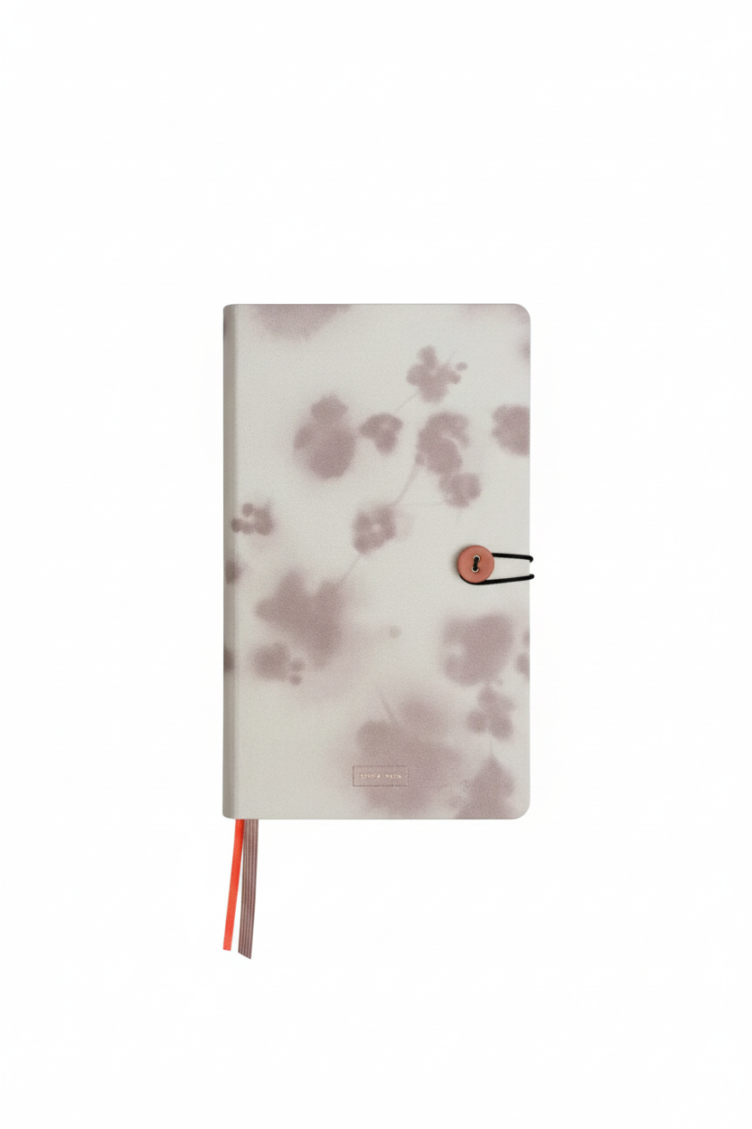 Cuaderno de notas con cierre de botón, Amour Des Lilas - Nahia Home