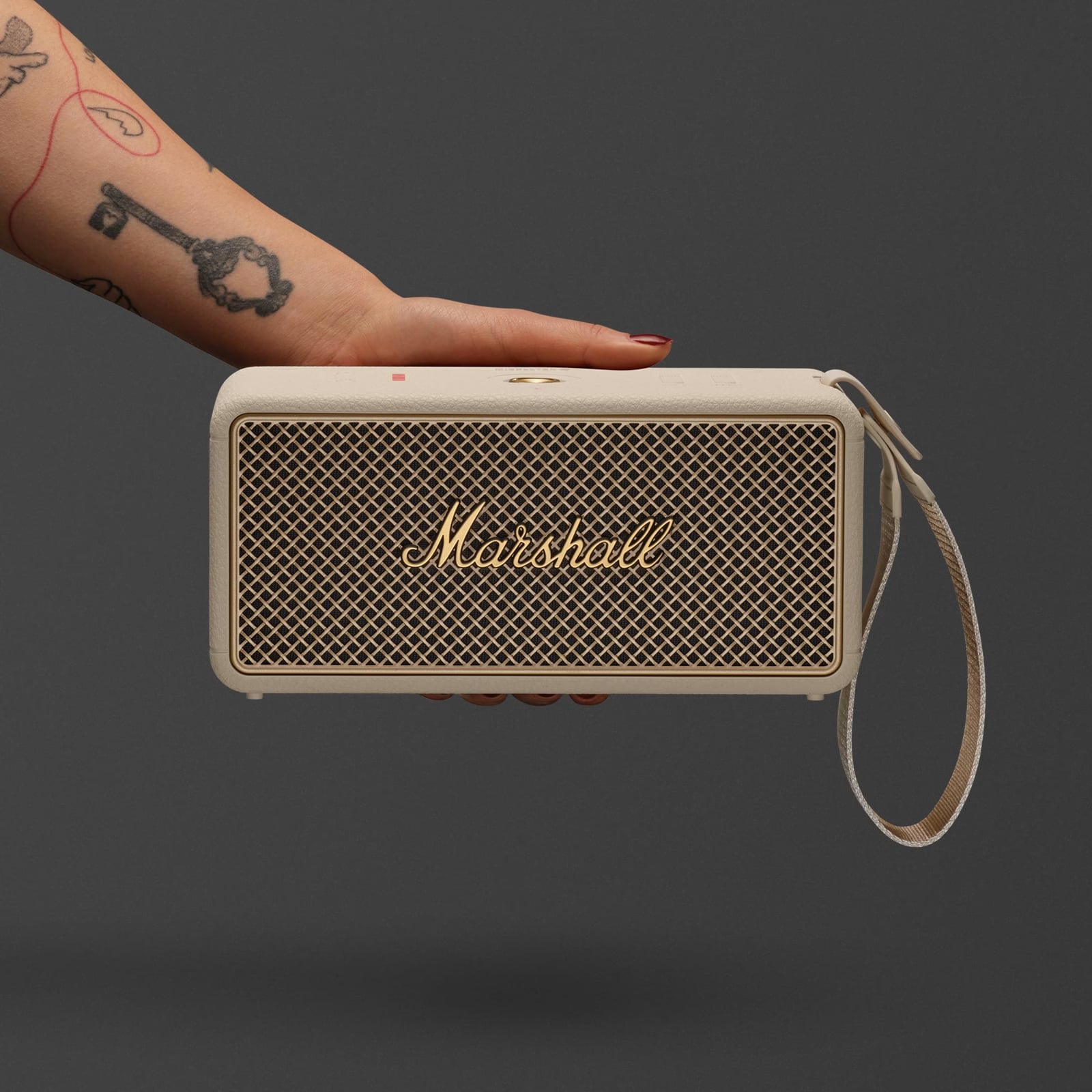 Altavoz portátil Middleton II – Cream Marshall