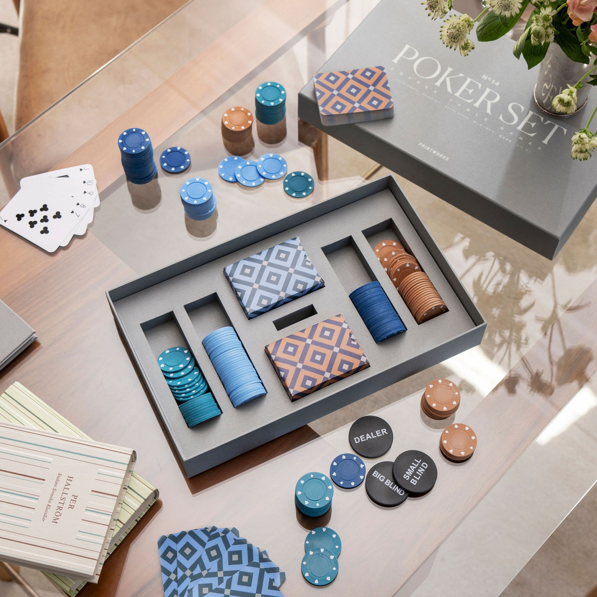 Classic Poker Set, Printworks - View 3 - Nahia Home