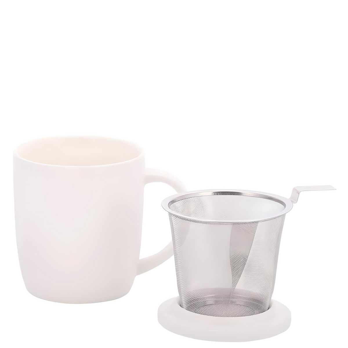 Taza Artesanal, Crema 450 ml - Vista 2 - Nahia Home