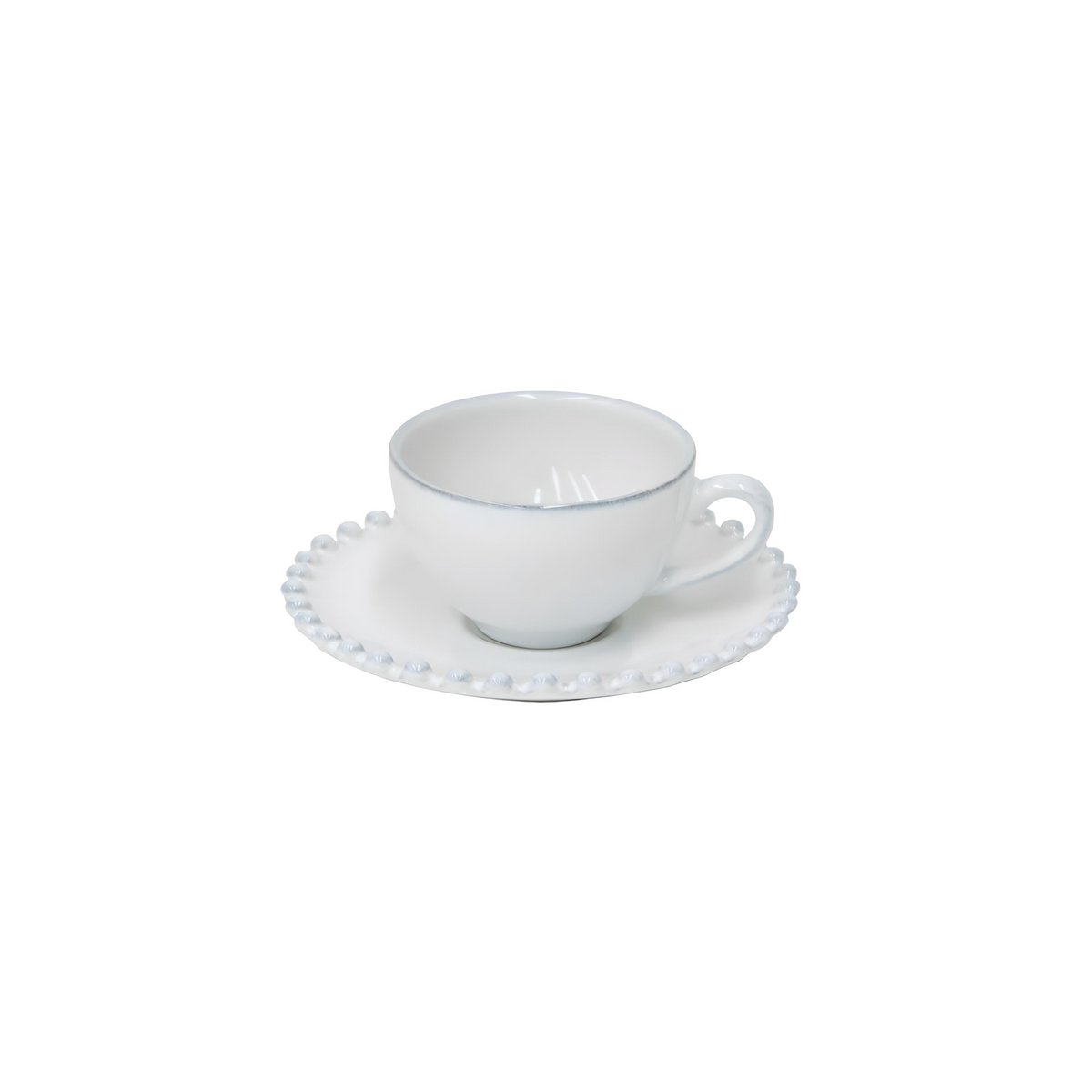 Taza de café con plato Costa Nova, Pearl - Nahia Home