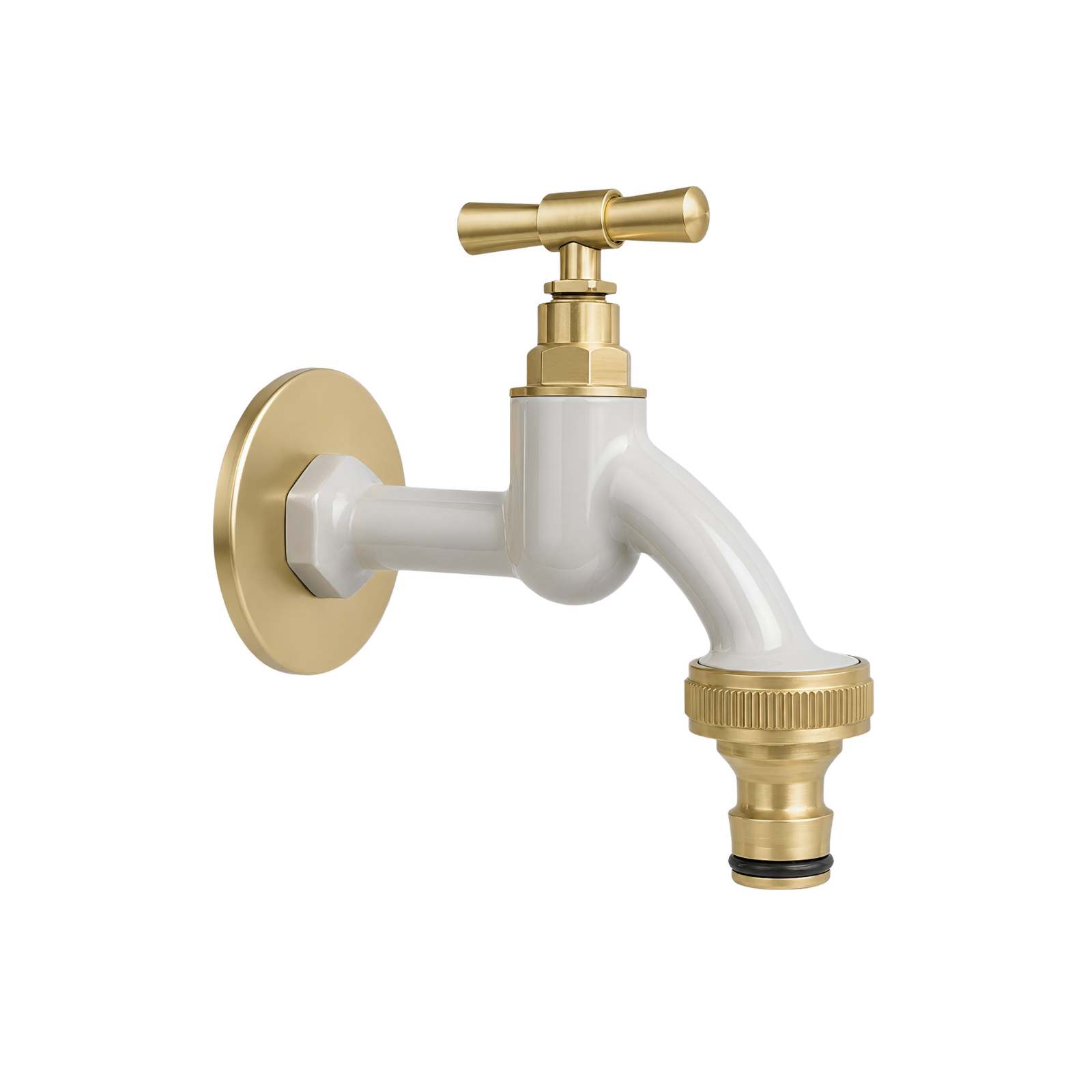 Livlig Gentle Greige Garden Tap with Rosette