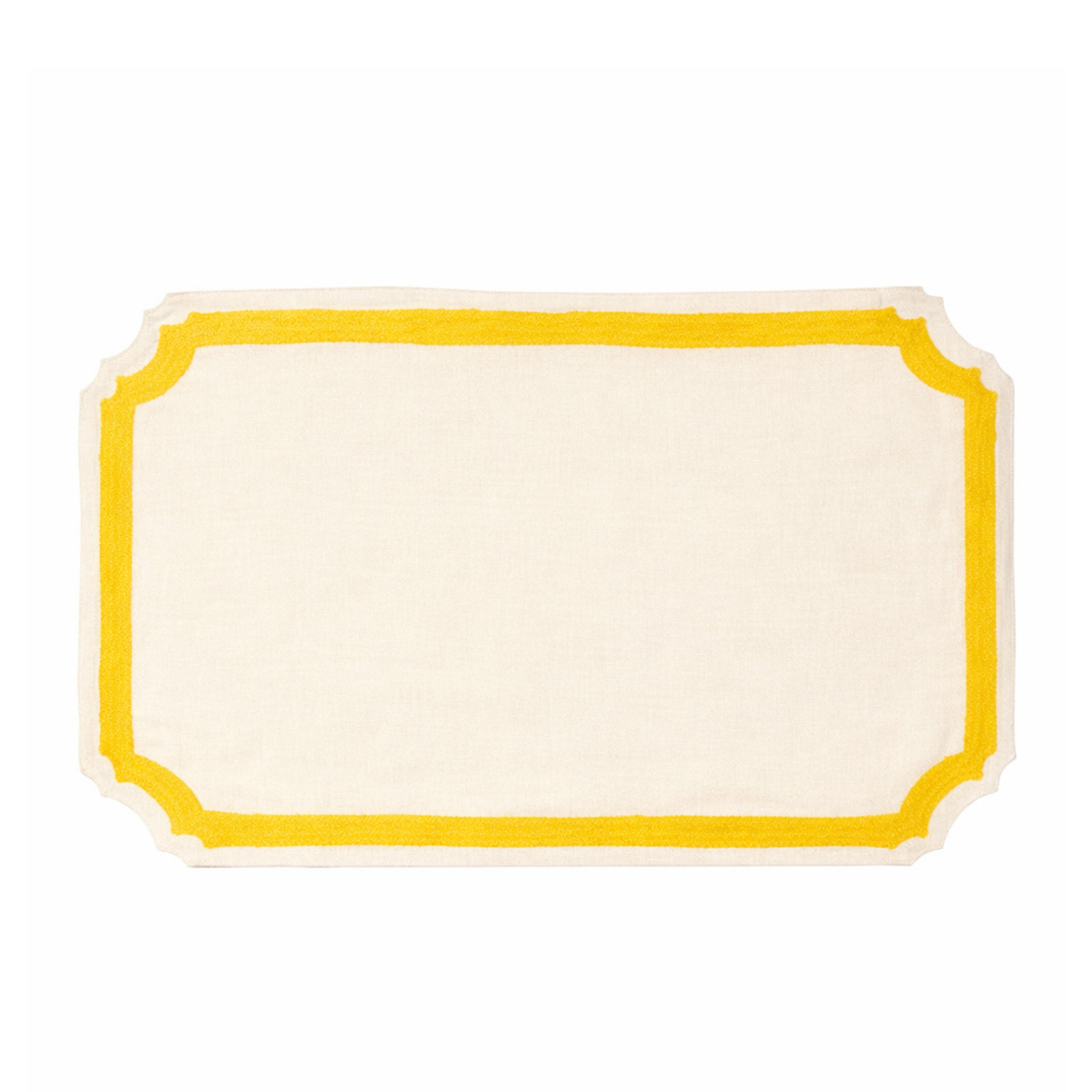 Casa López Majorque Yellow Linen Placemat