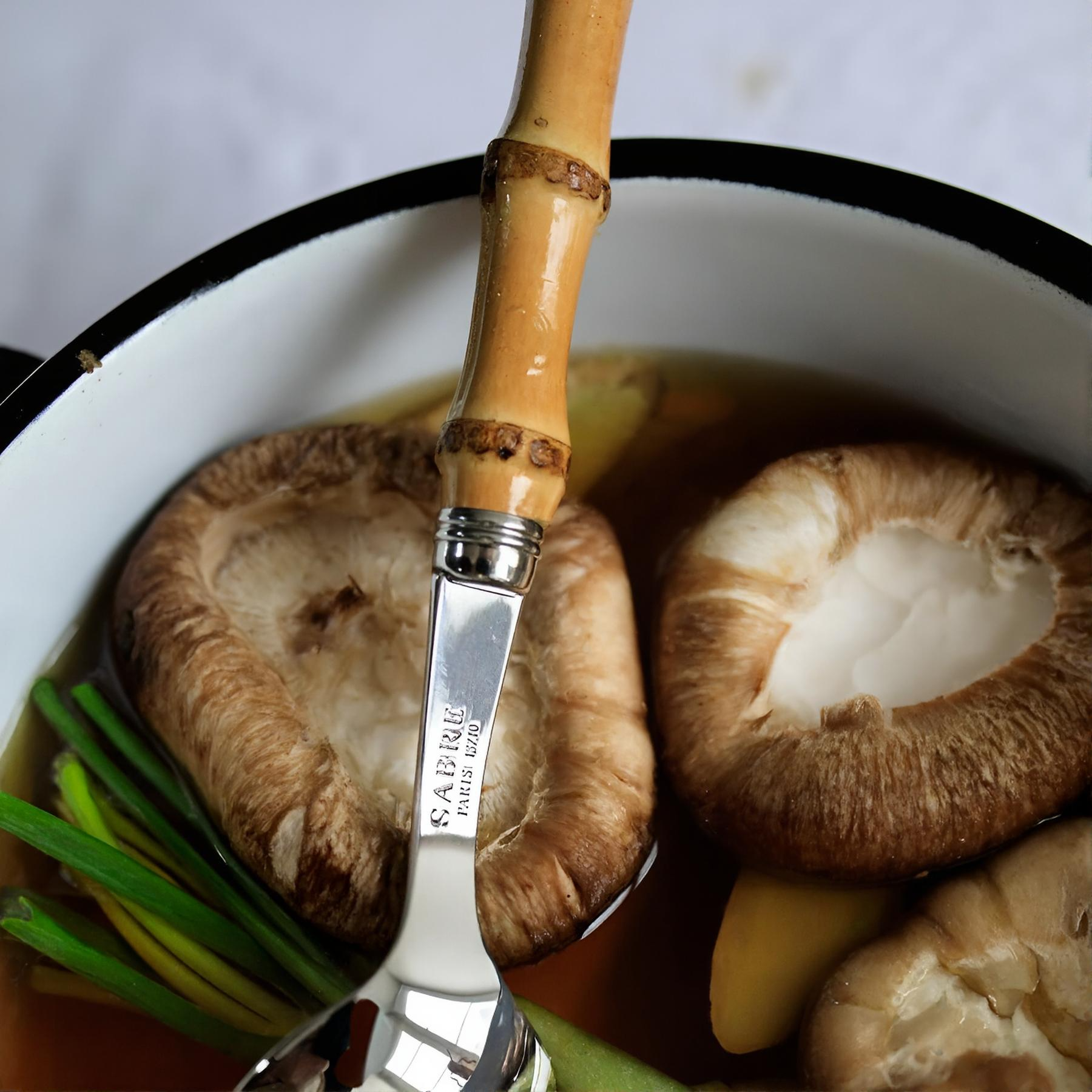 Bamboo soup spoon