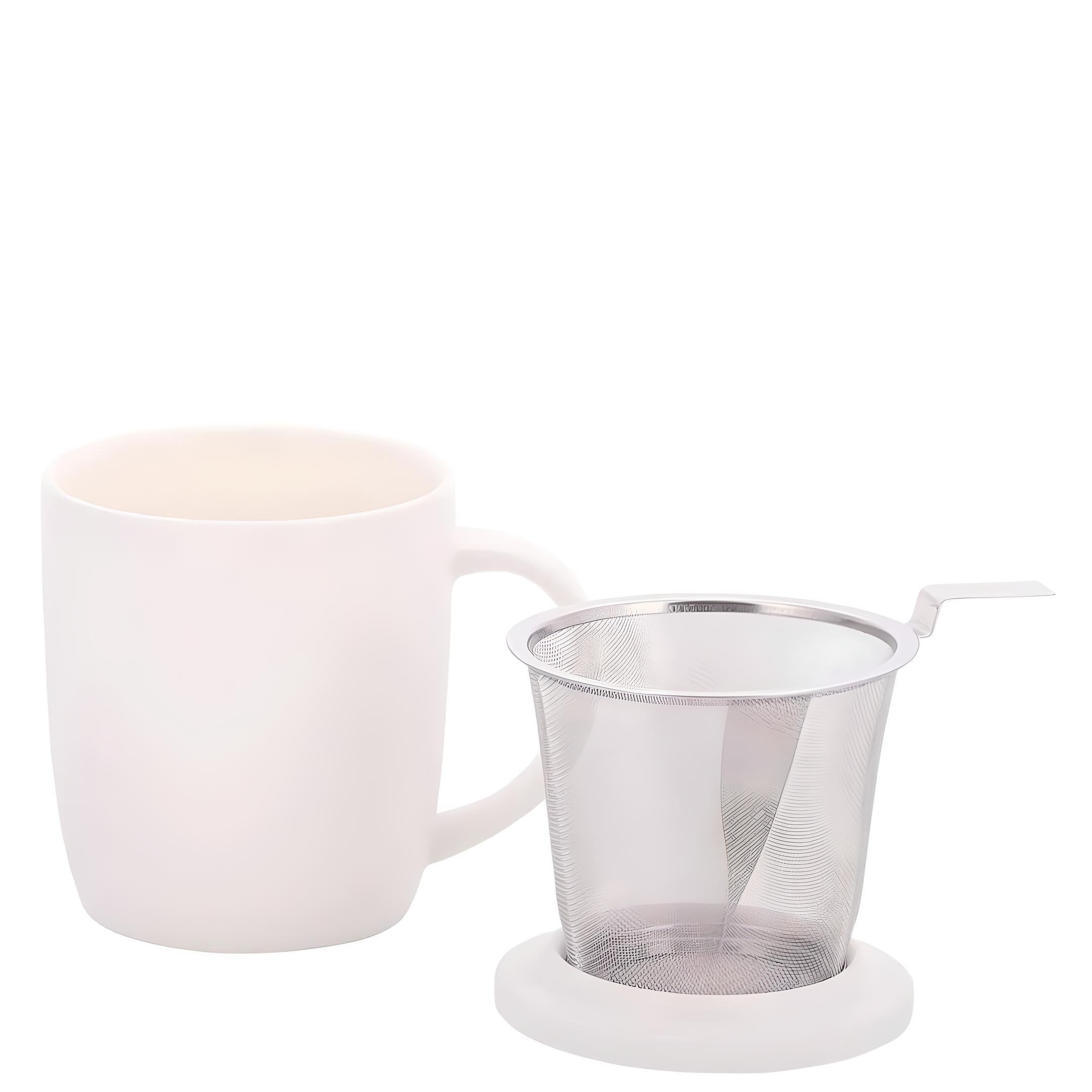 Taza Artesanal, Crema 450ml.