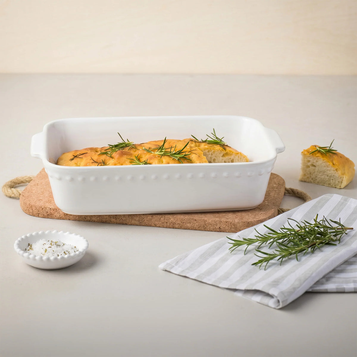 Fuente horno rectangular grande Pearl, Costa Nova - Vista 2 - Nahia Home