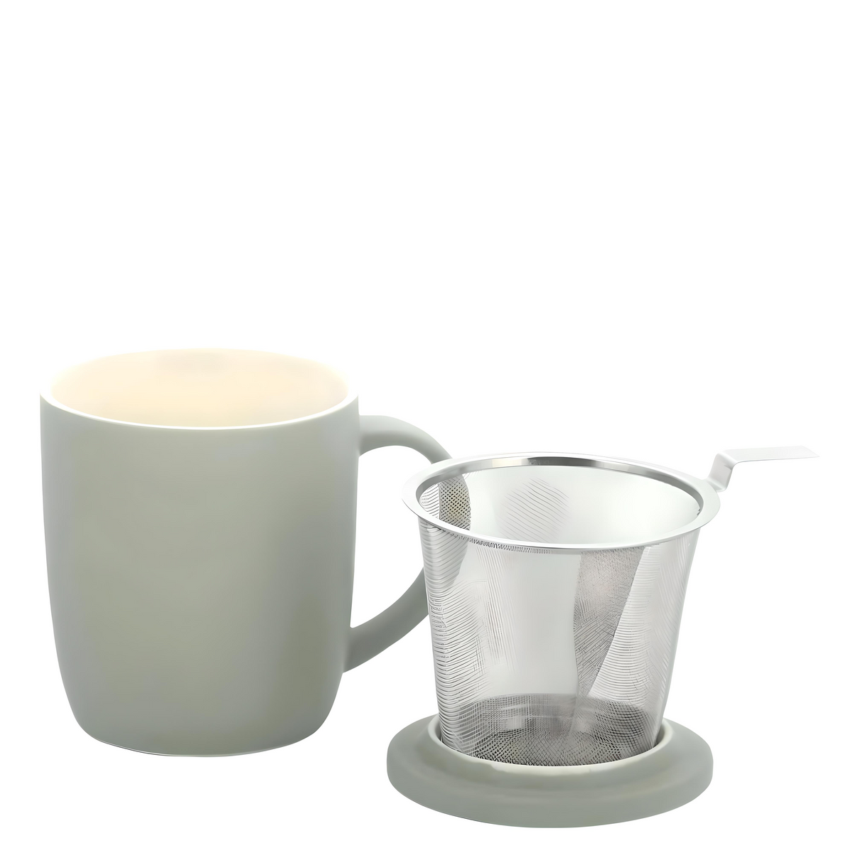 Handcrafted Mug, Leaf 450 ml - View 2 - Nahia Home