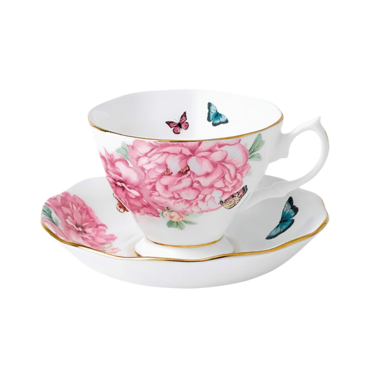 Taza de té c/plato, ROYAL ALBERT x Miranda Kerr, Friendship - Nahia Home
